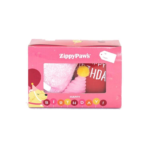 ZippyPaws Geburtstagspaket Für Welpen, Pink 2 ZippyPaws Geburtstagspaket Für Welpen, Pink – Bild 2